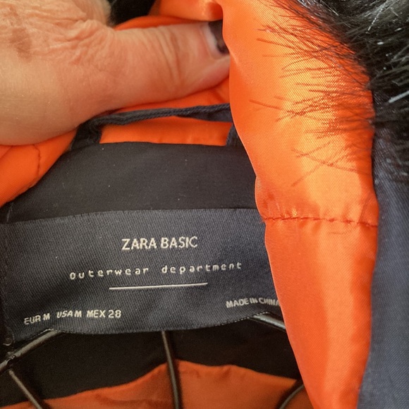 Nwot Zara basic parka size medium - Picture 4 of 9
